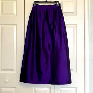 Ann Taylor purple ball skirt